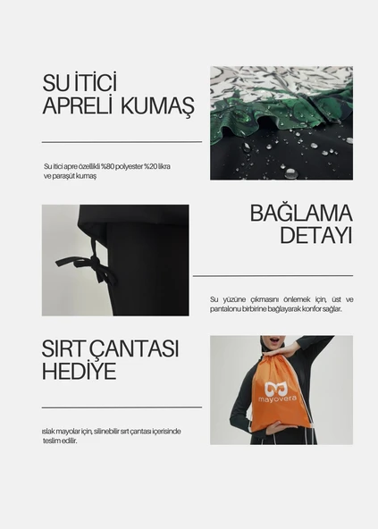 Tesettür Mayo- Zürafa Tasarım - Resim 6