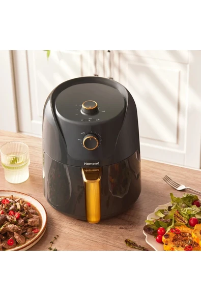 HOMEND Airfryday 2505h 8 Farklı Programlı, 4,3 Litre Airfryer Antrasit - 8