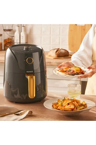 HOMEND Airfryday 2505h 8 Farklı Programlı, 4,3 Litre Airfryer Antrasit - 6