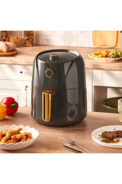 HOMEND Airfryday 2505h 8 Farklı Programlı, 4,3 Litre Airfryer Antrasit - 5