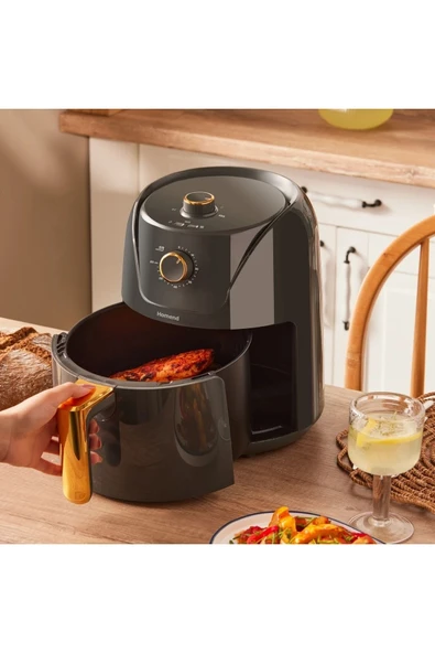 HOMEND Airfryday 2505h 8 Farklı Programlı, 4,3 Litre Airfryer Antrasit - 3