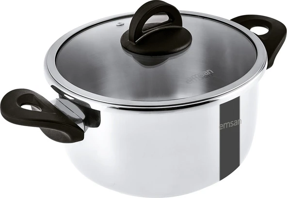 Emsan Vera Düdüklü Tencere Seti 4+6 Lt Siyah - Resim 5