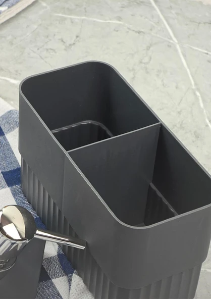 Çift Hazneli Sıvı Sabunluk - Plastik Mutfak Sabunluğu - 1 Litre - 8