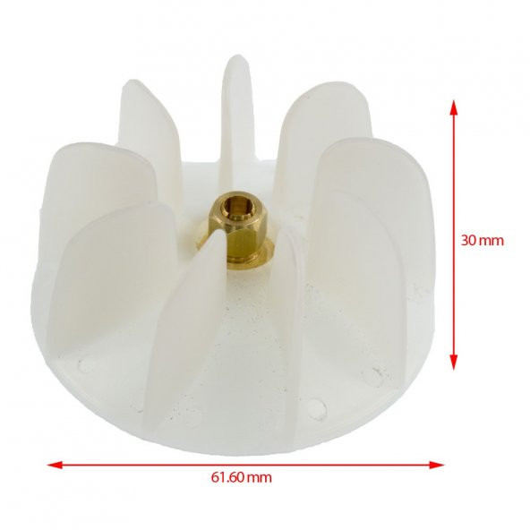 Çeşitli Markalarla Uyumlu Fön Makinesi Pervanesi - 4.5mm - 2