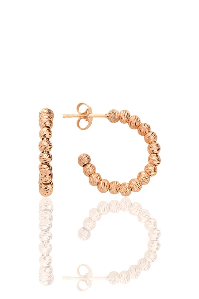 Gümüş rose dorica toplu 20 mm halka küpe SGTL12823ROSE ürün görseli