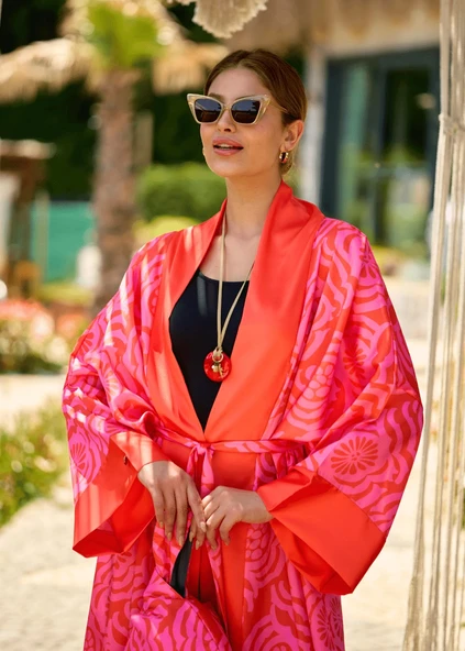 Dinamik Pembe Kimono - 6