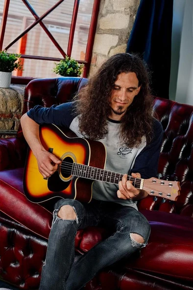 Maxword MCG-750SB Yüksek Kaliteli Ağaç Ekolayzerli Elektro Akustik Gitar Full Set - 4