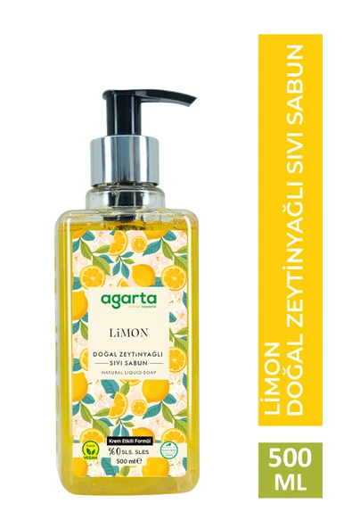 Doğal 500 Ml Limon Sıvı Sabun