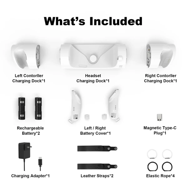 AMVR Yükseltilmiş Şarj İstasyonu - Meta Quest 2 için USB-C Şarj Kablosu - 3