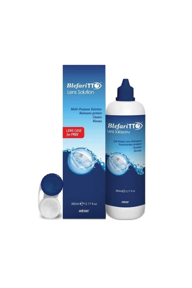 Blefaritto Lens Solüsyonu 360 ML Son Kullanım Tarihi: 01.2027