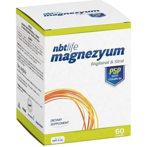 NBT İlaç Magnezyum 60 Kapsül