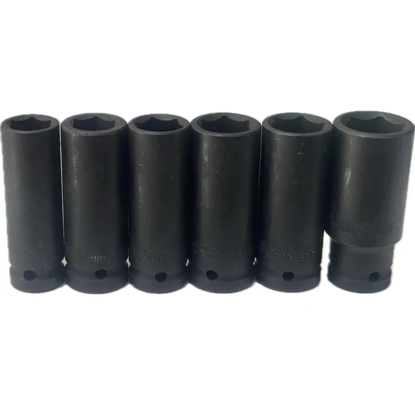 Denfos 1/2'' 6 Köşe Uzun Ağır Havalı Lokma 17 mm