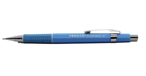 PENSAN ECOMECH VERSATIL KALEM 0.7 UCLU ACIK MAVI