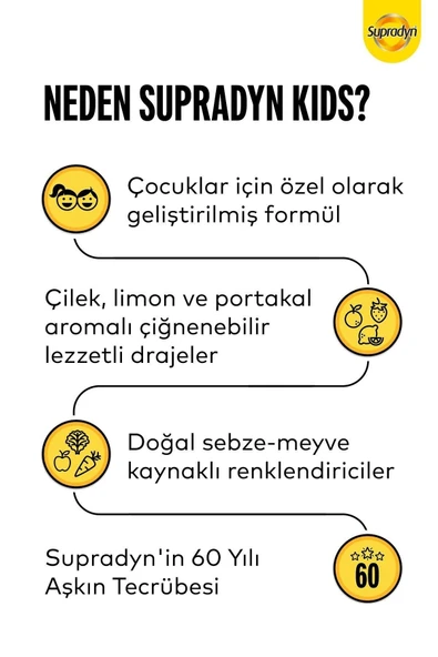 Supradyn Kids 60 Tablet 3 Adet - 6