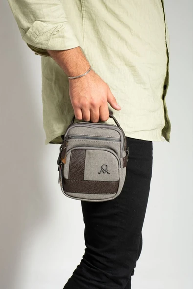 KANVAS 7 BÖLMELİ EL VE OMUZ ERKEK ÇANTASI  413