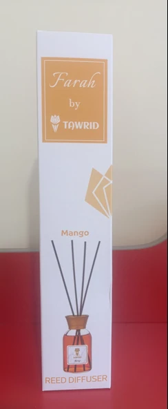 Bambu çubuklu oda kokusu 100 ml - mango kokusu - Resim 5
