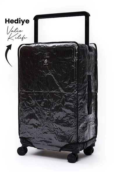 Elatae Vouge Exclusive Kabin Boy Ultra Strong Valiz Siyah V10737 - Resim 4