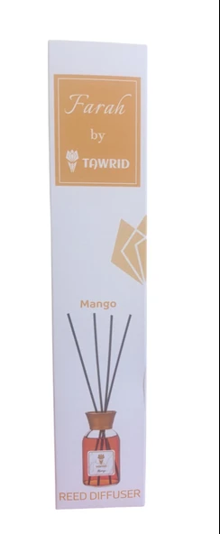 Bambu çubuklu oda kokusu 100 ml - mango kokusu - Resim 3