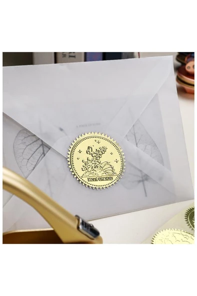 Soğuk Mühür Kabartma Damga Çelik Baskı Presi Desenli Gold - 10
