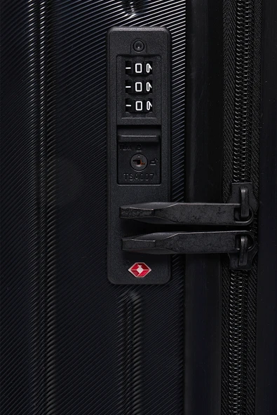 Elatae Vouge Exclusive Kabin Boy Ultra Strong Valiz Siyah V10737 - Resim 6