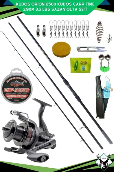 Kudos Orion 6500 Kudos Carp Time 3.90m 3.5 LBS Sazan Olta Seti