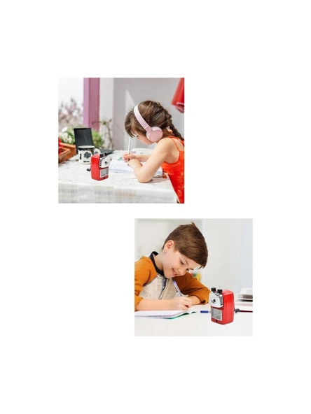 Mas Masa Tipi Metal Kollu Büyük Siyah Kalemtraş 6732 - 5