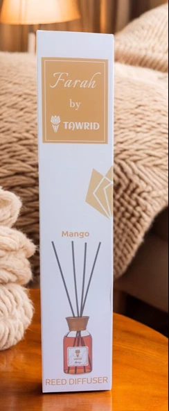 Bambu çubuklu oda kokusu 100 ml - mango kokusu - Resim 2