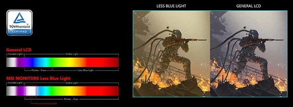 MSI 27" G2712F 1920x1080 (FHD) 16:9 FLAT ULTRA RAPID IPS 180HZ 1MS ADAPTIVE-SYNC GAMING MONITOR - Resim 12