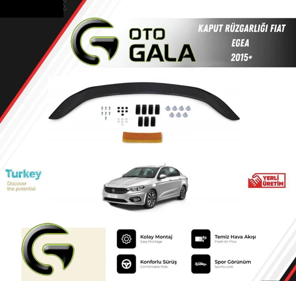 KAPUT RÜZGARLIĞI FIAT EGEA 2015+
