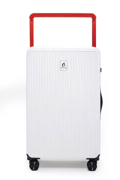 Elatae Vouge Exclusive Ultra Strong 2'li Valiz Seti Orta Boy - Kabin Boy Beyaz V10737 - Resim 3