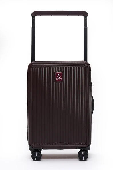 Elatae Vouge Exclusive Ultra Strong 2'li Valiz Seti Orta Boy - Kabin Boy Mor V10737 - Resim 5