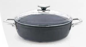 FMS G2001GLXS Galaxy 24 Cm Basık Granit Tencere Siyah Metal