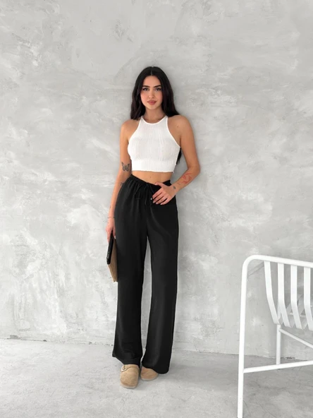 Ayrobin Oversize Pantalon - Siyah - 3