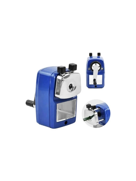 Mas Masa Tipi Metal Kollu Büyük Lacivert Kalemtraş 6732 - 4