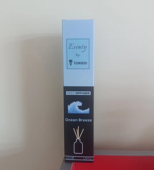 Yuvarlak Bambu çubuklu oda kokusu 50 ml ocean Breeze (okyanus)kokusu - Resim 3