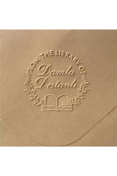 Soğuk Mühür Kabartma Damga Çelik Baskı Presi Lastik Sap Champagne - 12