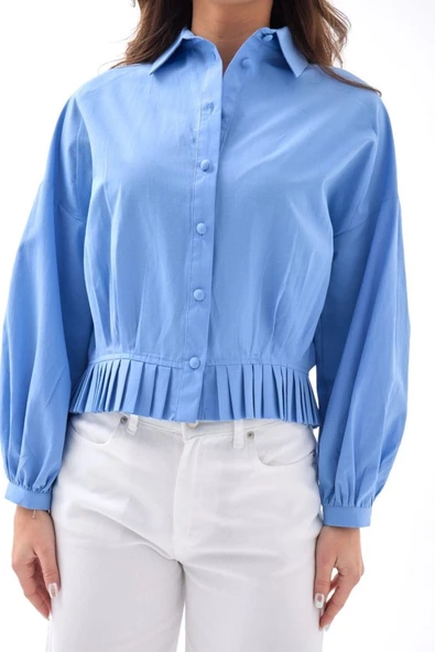 6457 GÖMLEK-KOYU MAVİ - Resim 3