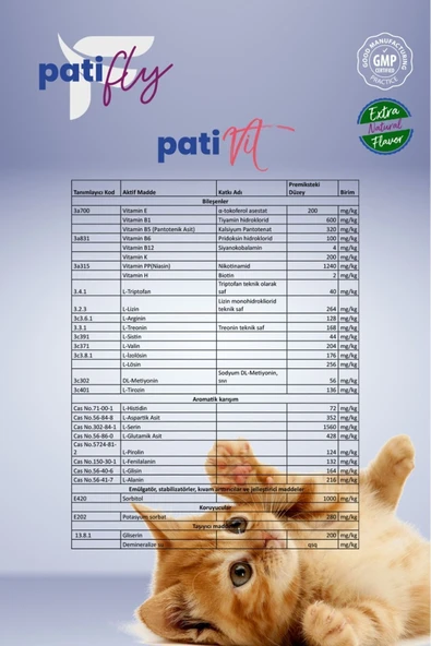 Patifly Kedi Ve Köpekler İçin Multivitamin Liqit 50 ml - 4