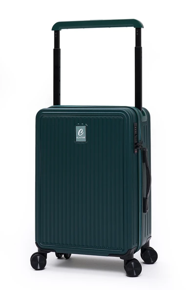 Elatae Vouge Exclusive Ultra Strong 2'li Valiz Seti Orta Boy - Kabin Boy Petrol V10737 - 4