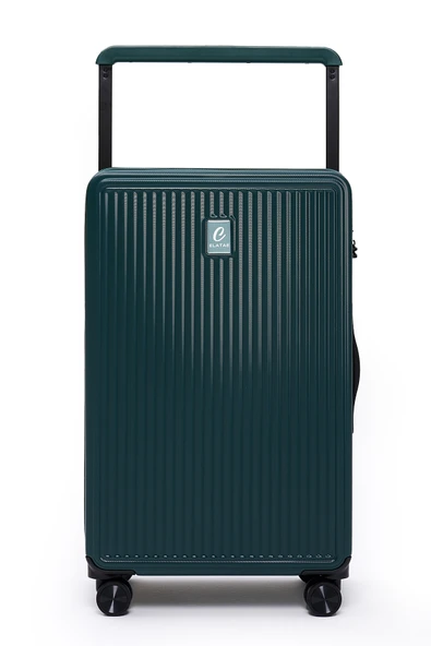 Elatae Vouge Exclusive Ultra Strong 2'li Valiz Seti Orta Boy - Kabin Boy Petrol V10737 - 3