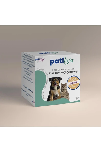 Patifly Liver Kedi Ve Köpekler İçin Karaciğer Desteği Liqit 50 ml - 5