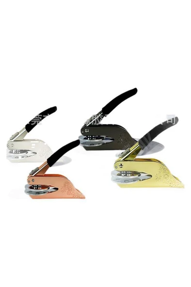 Soğuk Mühür Kabartma Damga Çelik Baskı Presi Lastik Sap Champagne - 11