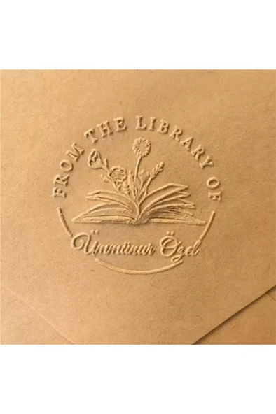 Soğuk Mühür Kabartma Damga Çelik Baskı Presi Lastik Sap Gold - 10