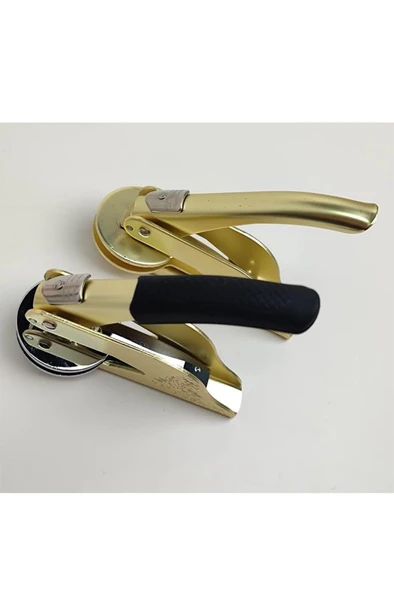 Soğuk Mühür Kabartma Damga Çelik Baskı Presi Lastik Sap Gold - 9