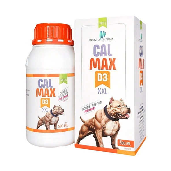 Provita Pharma Calmax D3 XXXL Double Effection For Dogs 500 Ml ürün görseli 1