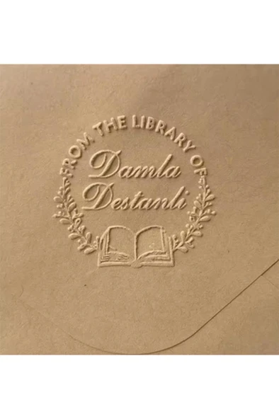 Soğuk Mühür Kabartma Damga Çelik Baskı Presi Lastik Sap Gold - 12