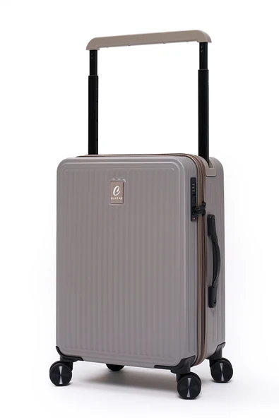 Elatae Vouge Exclusive Ultra Strong 2'li Valiz Seti Orta Boy - Kabin Boy Vizon V10737 - Resim 4