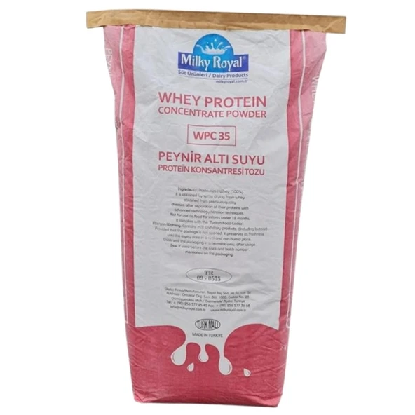 Royal Milky Peynir Altı Suyu 35 WPC 15 Kg