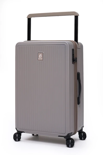 Elatae Vouge Exclusive Ultra Strong 2'li Valiz Seti Orta Boy - Kabin Boy Vizon V10737 - Resim 2