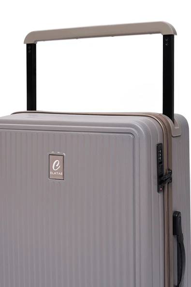 Elatae Vouge Exclusive Ultra Strong 2'li Valiz Seti Orta Boy - Kabin Boy Vizon V10737 - Resim 8